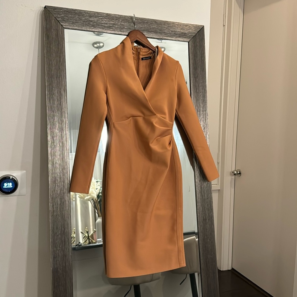 Tan Dress